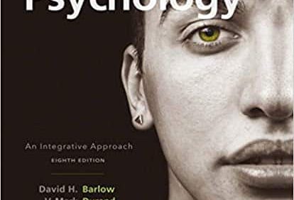 Abnormal Psychology: An Integrative Approach (8th Edition) – PDF
