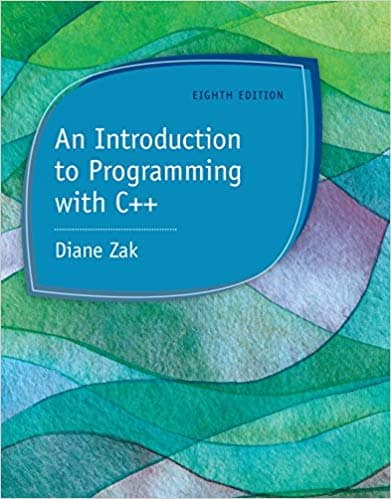 An Introduction to Programming with C++ (8th Edition) – eBook PDF