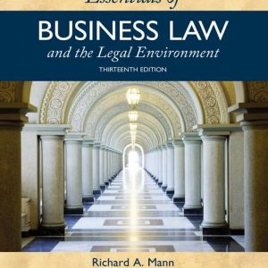 Essentials of Business Law and the Legal Environment (13th Edition) – PDF