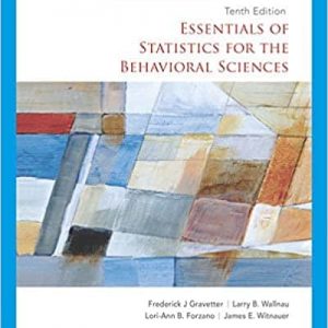 Essentials of Statistics for the Behavioral Sciences (10th Edition) – PDF