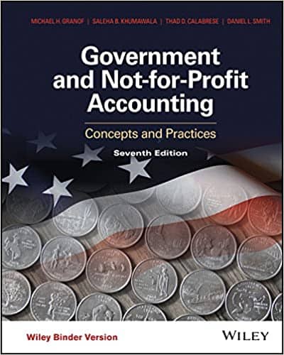 Government and Not-for-Profit Accounting (7th Edition) – eBook PDF