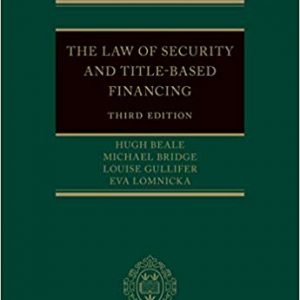 The Law of Security and Title-Based Financing (3rd Edition) – eBook PDF