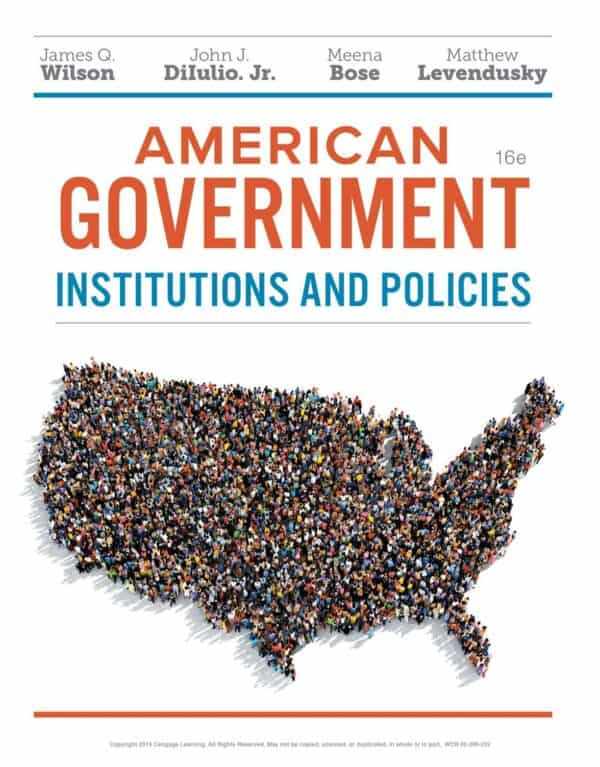 American Government: Institutions and Policies (16th Edition) – PDF