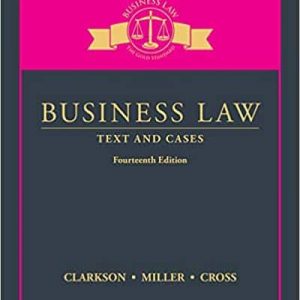 Business Law: Text and Cases (14th Edition) – eBook PDF