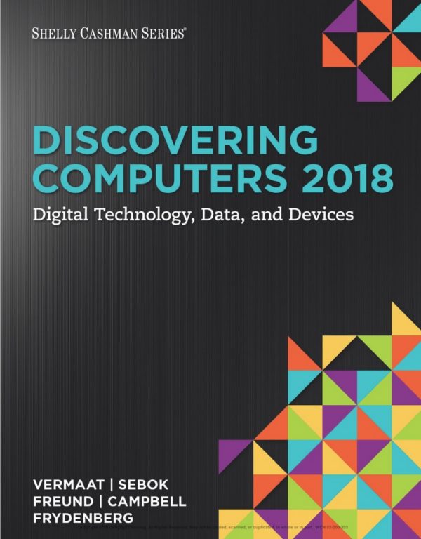 Discovering Computers 2018: Digital Technology, Data, and Devices – PDF