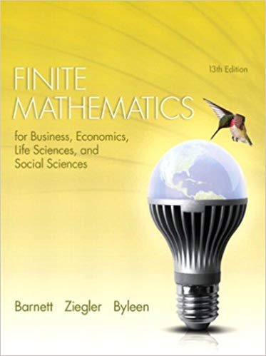 Finite Mathematics for Business, Economics, Life Sciences, and Social Sciences (13th Edition) – PDF
