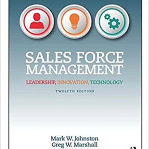 Sales Force Management: Leadership, Innovation, Technology (12th Edition) – PDF