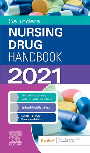 Saunders Nursing Drug Handbook 2021 – PDF