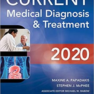CURRENT Medical Diagnosis and Treatment 2020 (59th Edition) – PDF