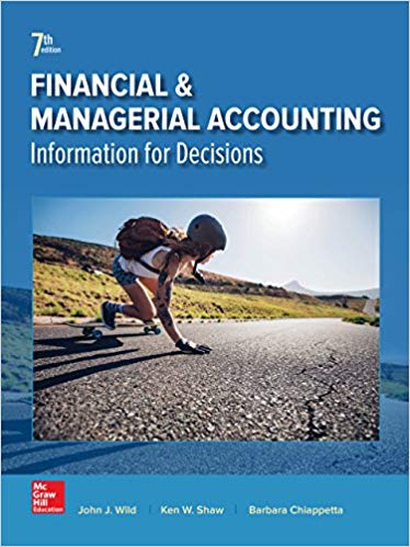 Financial and Managerial Accounting (7th Edition) – Wild, Shaw, Chiappetta – PDF