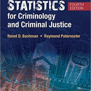 Statistics for Criminology and Criminal Justice (4th Edition) – PDF