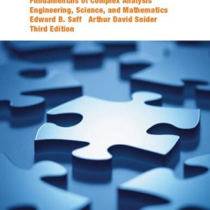 Fundamentals of Complex Analysis with Applications to Engineering, Science, and Mathematics (3rd Edition) – PDF
