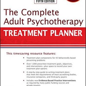 The Complete Adult Psychotherapy Treatment Planner (5th Edition) – PDF