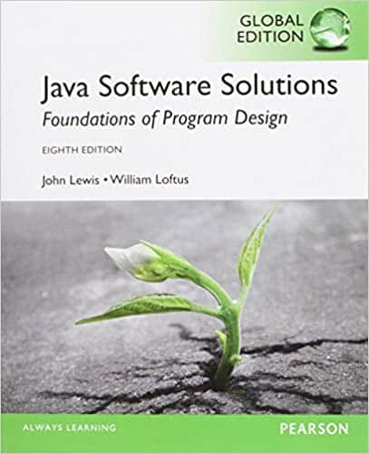 Java Software Solutions (8th Global Edition) – eBook PDF