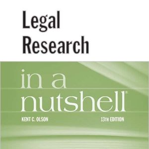 Legal Research in a Nutshell (13th Edition) – PDF