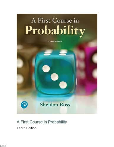 A First Course in Probability (10th Edition) – eBook PDF