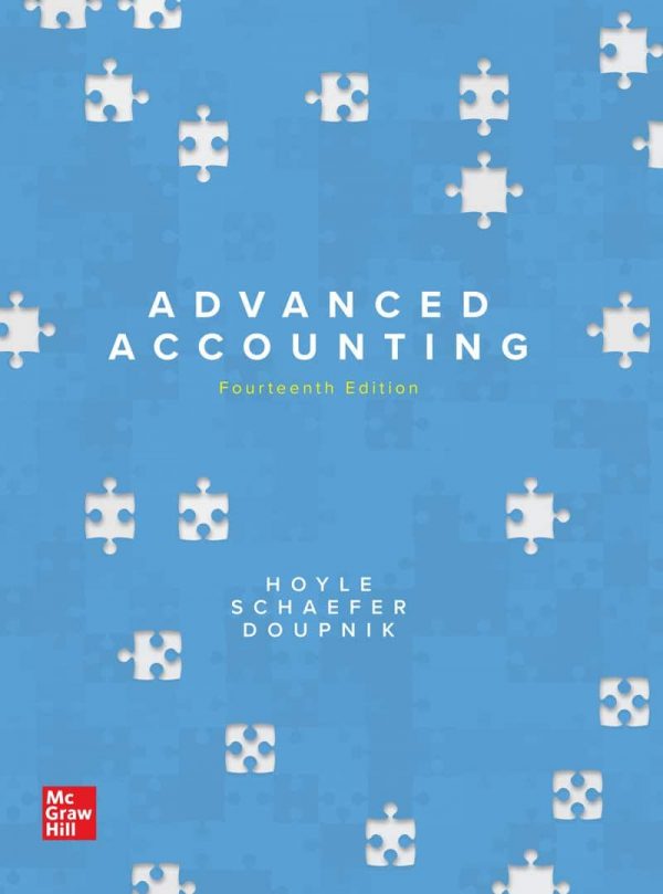 Advanced Accounting (14th Edition) – Hoyle/Schaefer/Doupnik – eBook PDF
