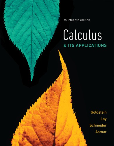 Calculus & Its Applications (14th Edition) – PDF