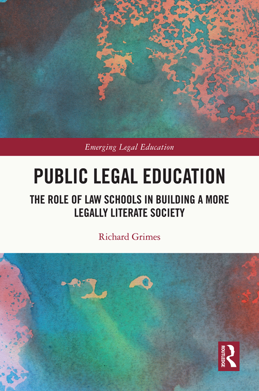 Public Legal Education: The Role of Law Schools in Building a More Legally Literate Society – eBook PDF