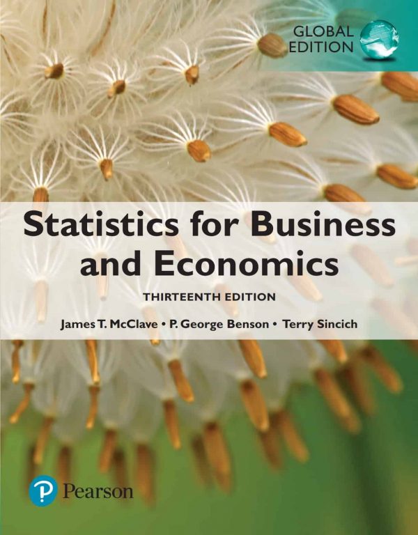 Statistics for Business and Economics (13th Global Edition) – eBook PDF