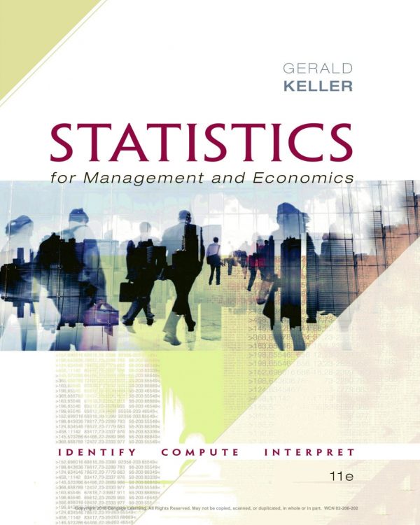 Statistics for Management and Economics (11th Edition) – PDF