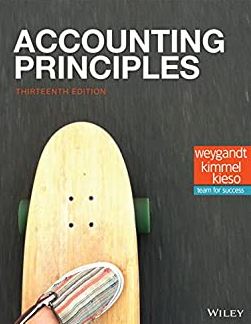 Accounting Principles 13th Edition Jerry J. Weygandt, ISBN-13: 978-1119411017