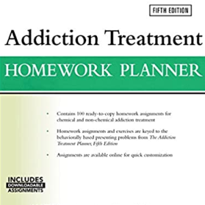Addiction Treatment Homework Planner 5th Edition, ISBN-13: 978-1119278047