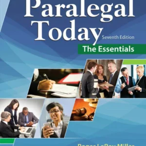 Paralegal Today: The Essentials (7th Edition) – PDF
