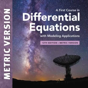 A First Course in Differential Equations with Modeling Applications (International Metric 12th Edition) – PDF